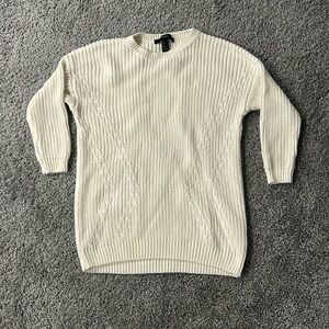 Like new cream cable knit sweater | s